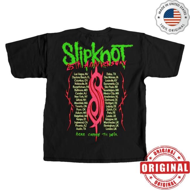 Slipknot Official Store Here Comes The Pain Photo T-Shirt