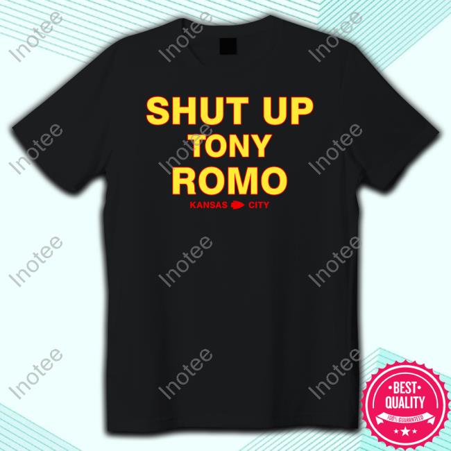 Red Tribe Cinema Shut Up Tony Romo Kansas City Classic Shirt