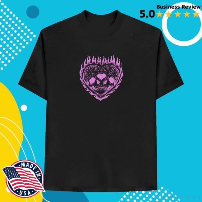 Spiritualvices Flaming Heart T Shirt Spiritualvices Merch Shop Store Official Flaming Heart New Shirt