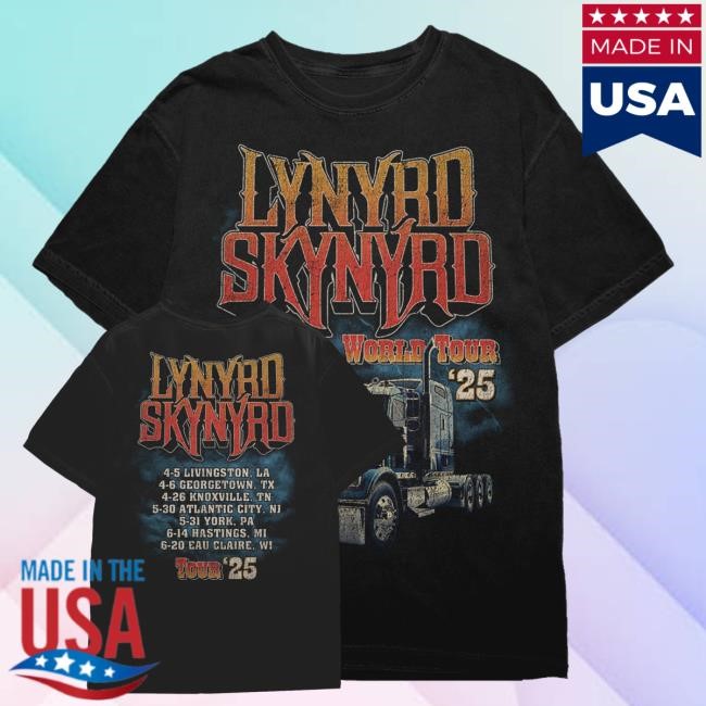 Lynyrd Skynyrd Merch Shop Store Truck Stop Tour Tank Top