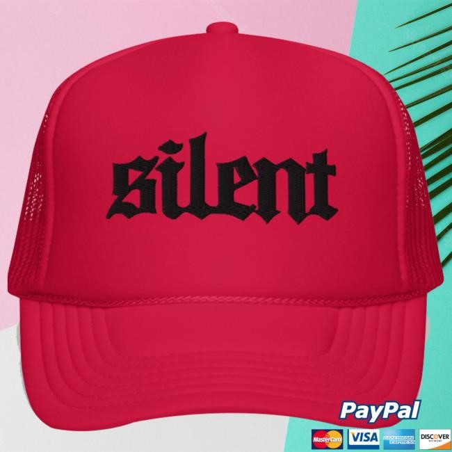 Silent Star Merch Silent Embroidered Logo Foam Trucker hats
