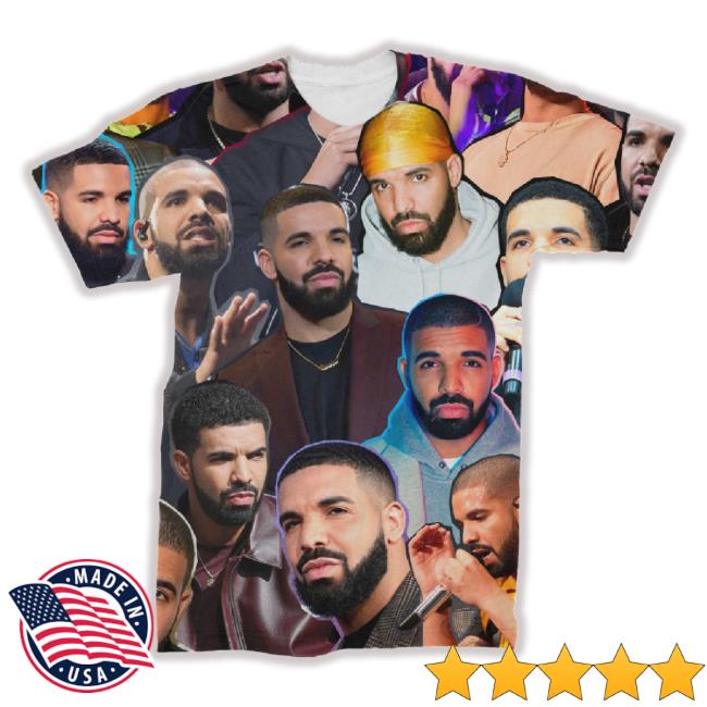 Drake 3D Collage Face Classic Shirt