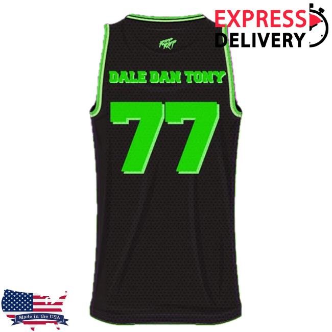 Official Planetriffraff Merch Savicustoms Cdan Tony #77 Jersey (Slime Green) Sweatshirt