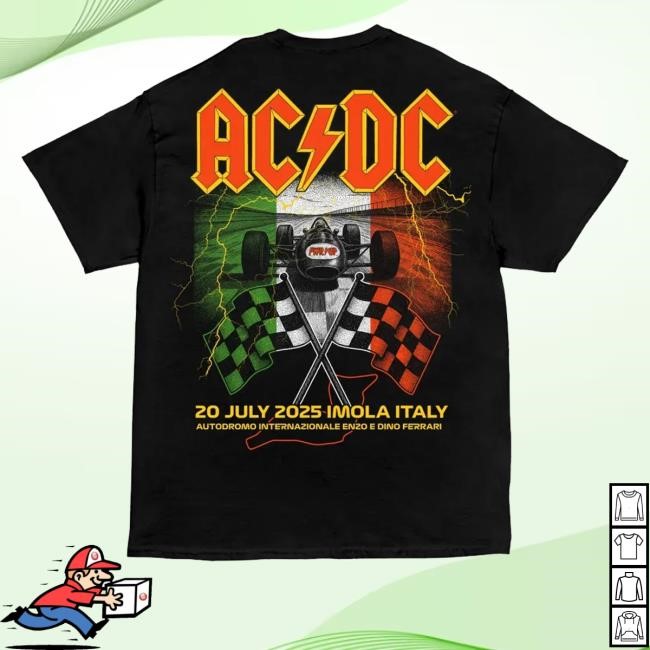 Official Acdc Merch Shop Store Imola Pwr Up Tour Tank Top