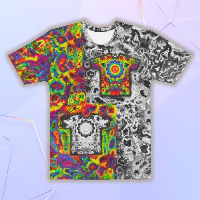 "Dual Shirtception" Print Hoodie