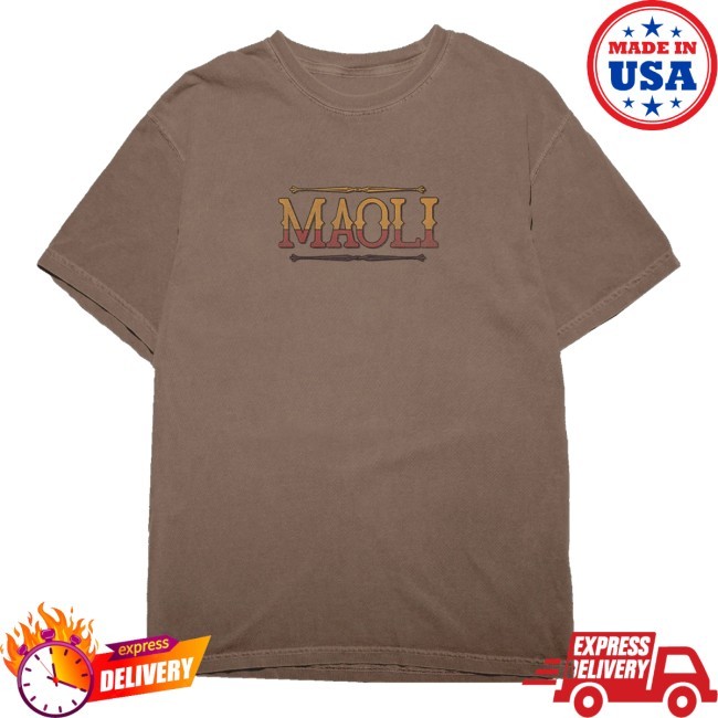 Maoli Western Frame Brown Long Sleeve Shirt