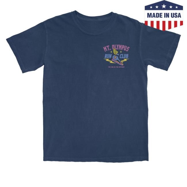 Mt. Olympus Run Club Navy T-Shirt