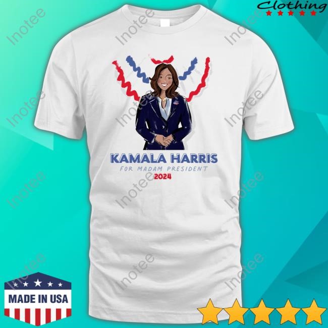 Jennifer Vallez Merch Kamala Harris For Madam President 2024 New Shirt