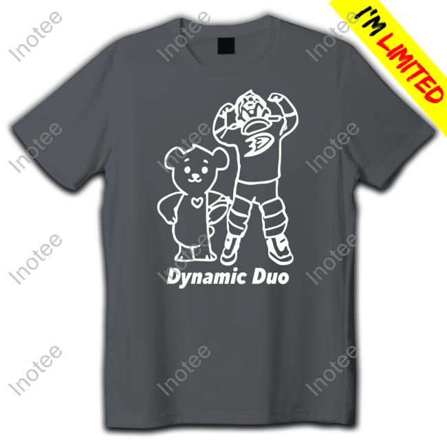 Anaheimducks Dynamic Duo Choco Bear Tee