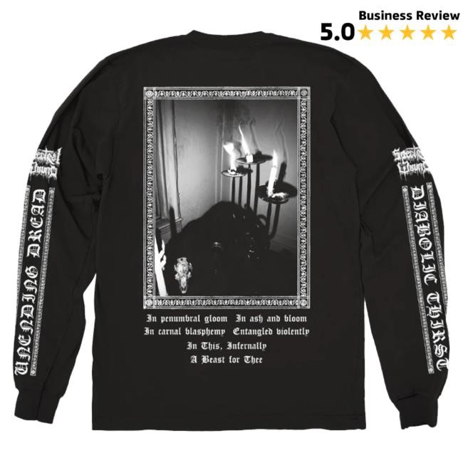 Evil Greed Merch Spectral Wound A Diabolic Thirst Longsleeve Shirts