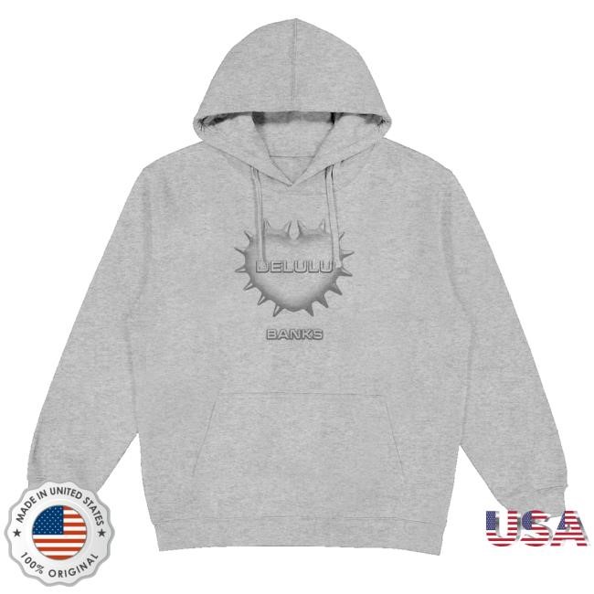 Banks Merch Store Banks Delulu Zip Up Hooded Sweatshirt