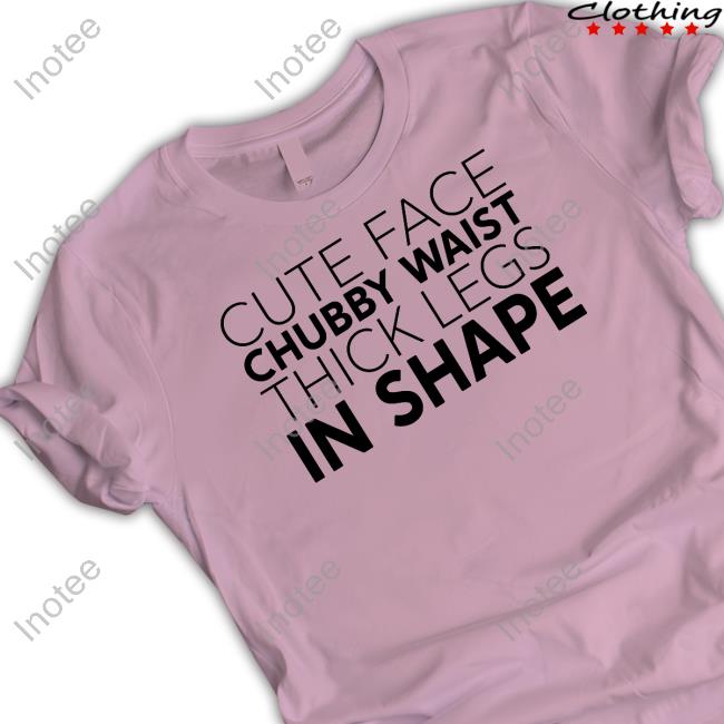Cute Face Chubby Waist Thick Legs In Shape Long Sleeve T Shirt