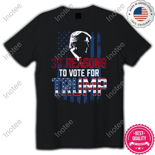 W_Terrence 34 Reasons To Vote For Donald Trump Hoodie