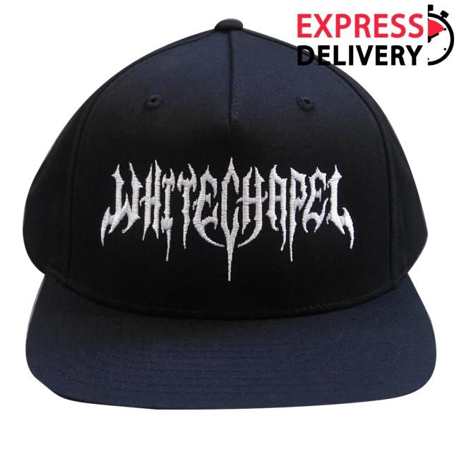 Gothic Logo Black Snapback Hat