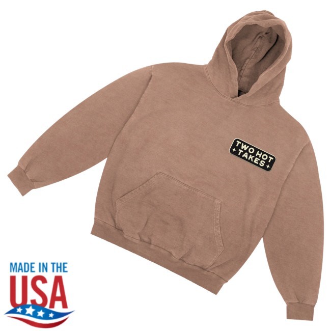 Official Two Hot Takes Merch Tht Diy Light Brown Hoodie