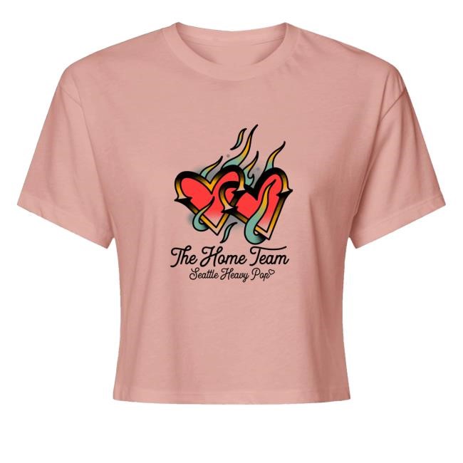 Official The Home Team Merch Shop Store Burning Hearts Hoodie