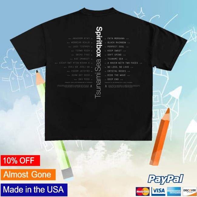Rise Records Merch Store Spiritbox Tracklist The Lodge Event Black Shirts