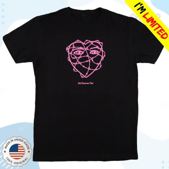 Just Merch Sad Summer Barbed Heart T-Shirt