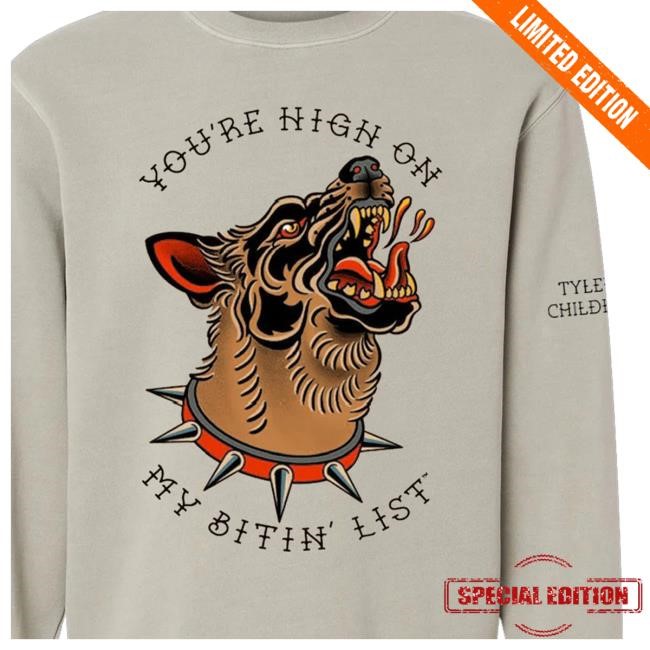 Tyler Childers Bitin' List Dog T Shirt