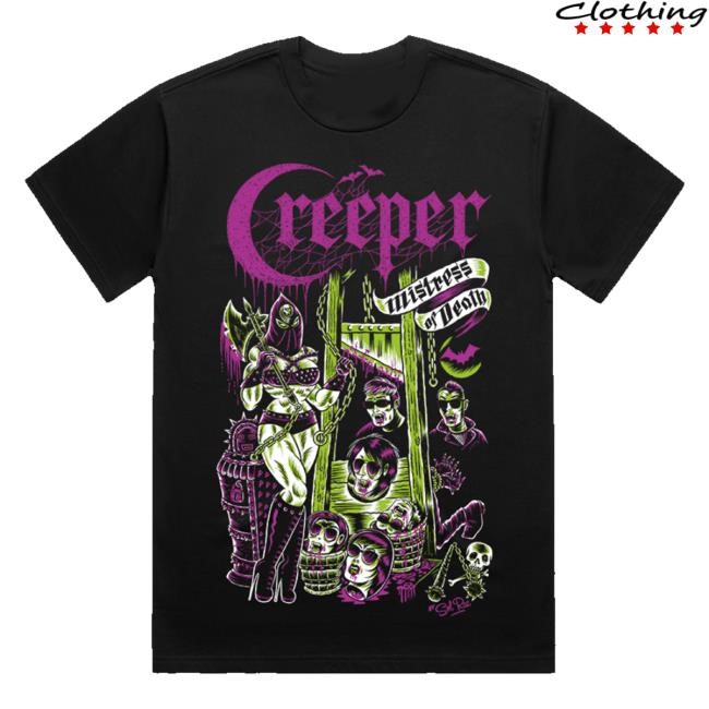 Official Creeper Cult Merch Shop Store Mistress Of Death Sol Rac New Shirt Official Mistress Of Death Sol Rac Sweatshirt