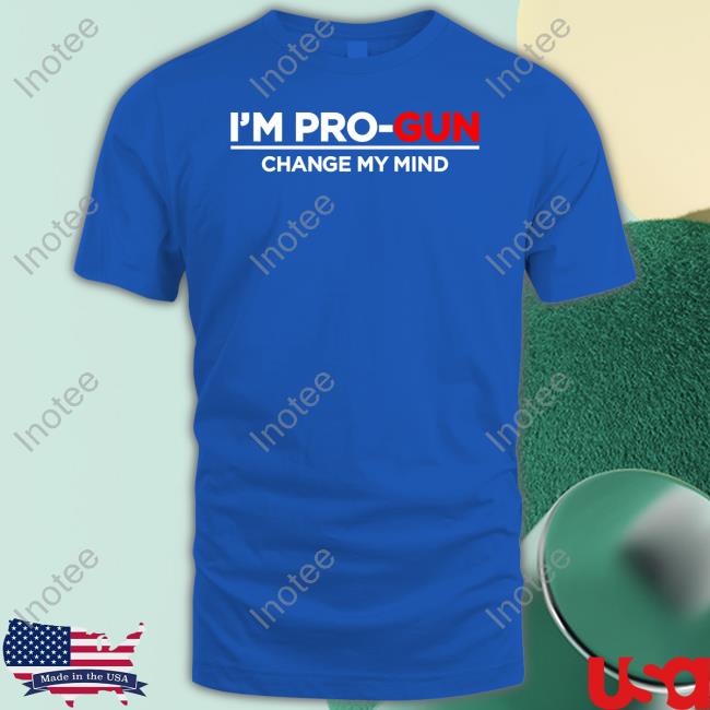 Kari Lake Steven Crowder Wearing I'm Pro-Gun Change My Mind T-Shirt