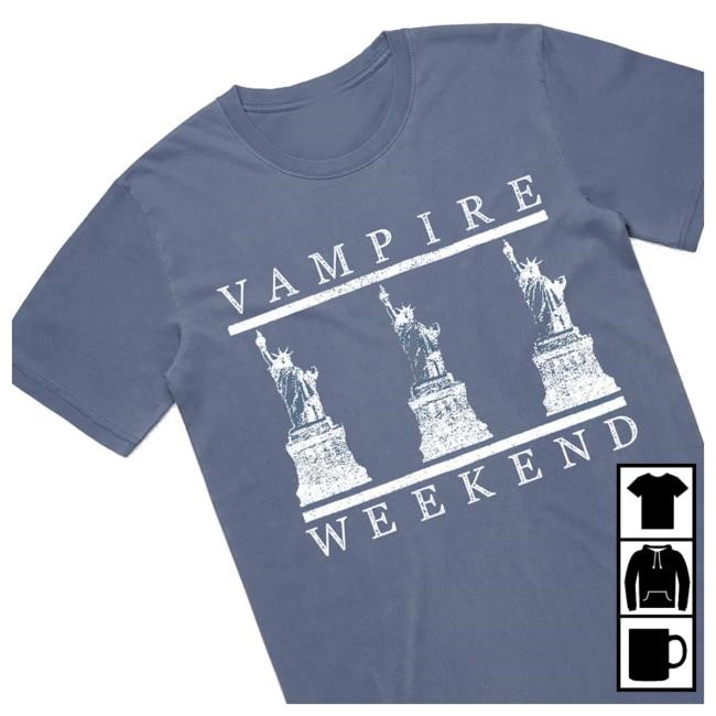 Bingo Merch Shop Store Official Vampire Weekend Statue Of Liberty Sweatshirt