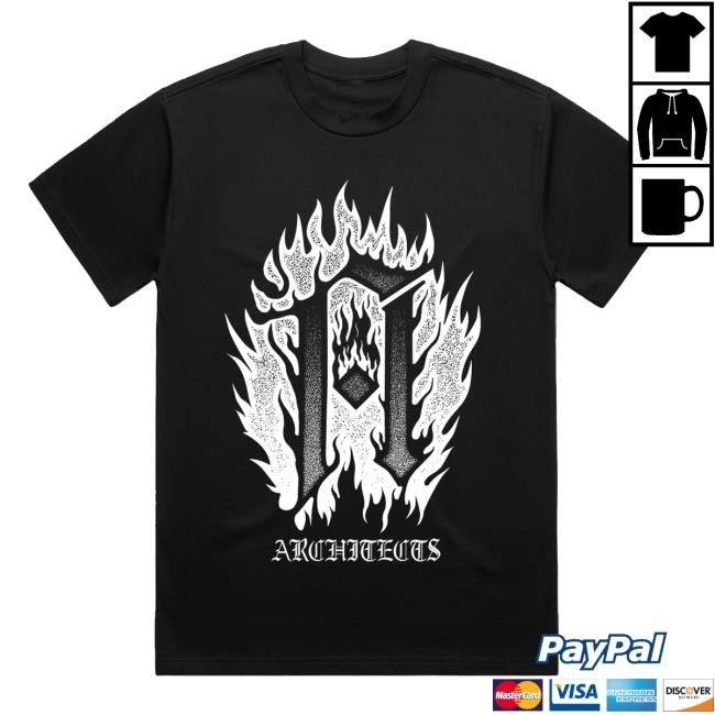 Architects Merch Us 2024 Tour (Black) Unisex Sweatshirt