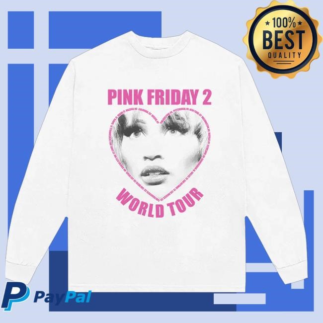 Official Nicki Minaj Official Merch Heart Long Sleeve Hoodie