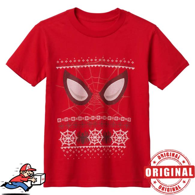 Official Shop Disney Merch Store Spider-Man Holiday Attractive Shirt Shopdisney Appare Clothing