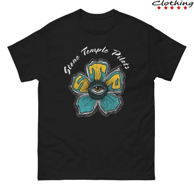 Official Stone Temple Pilots Merch Shop Store Eye Flower Tee