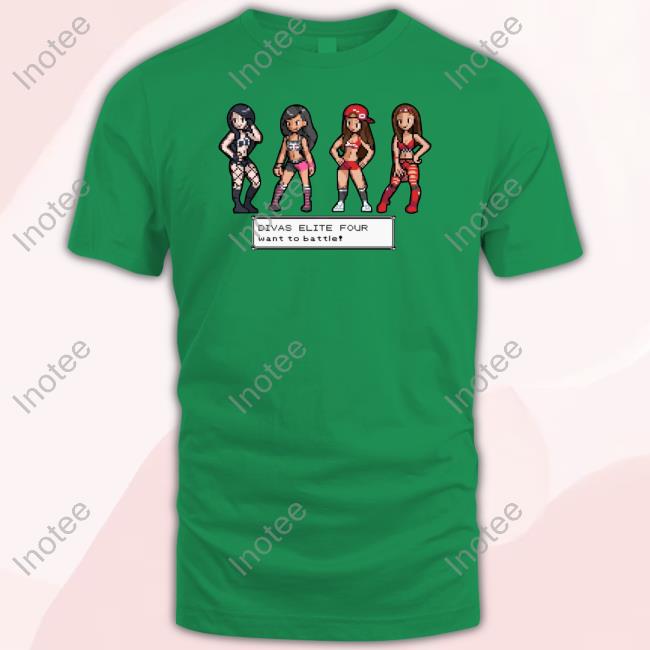Ds Ring The Belle Divas Elite Four Want To Battle Tee Shirt