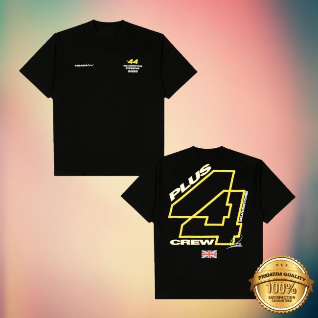 Plus44 Merch Store Shop +44 Silverstone Crew 2025 Tee Shirt
